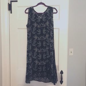 Simple, light, blue tone shift dress by APNY